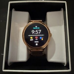 Fossil Rose Gold Smartwatch